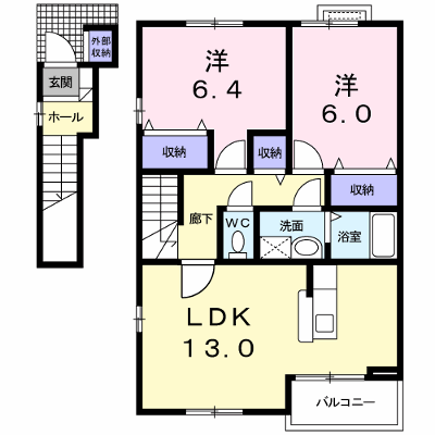 サンパテイクＭ 204【管理NO：1-011606701-02040】 ★家具家電は申し込み後に搬入します★ ★2026年10月下旬入居可能★の物件画像
