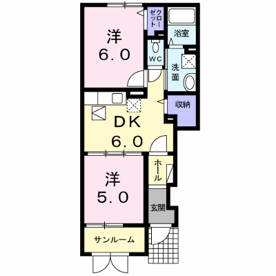 カレント 104【管理NO：1-016669901-01040】 ★家具家電は申し込み後に搬入します★ ★2026年11月中旬入居可能★の物件画像