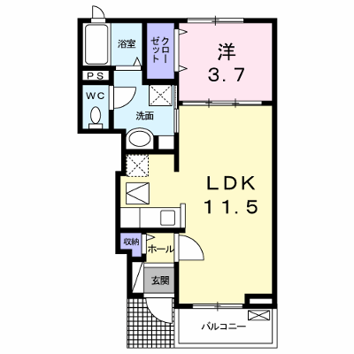 アヴァンツァート 103【管理NO：1-025911801-01030】 ★家具家電は申し込み後に搬入します★ ★2026年10月下旬入居可能★の物件画像