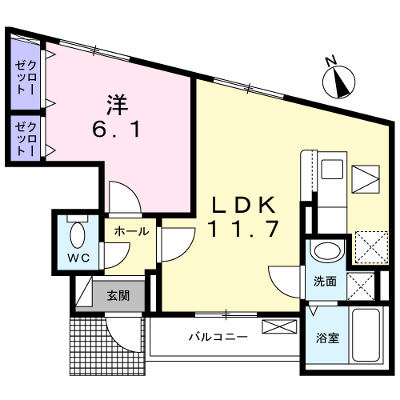 グリーンエミモ 103【管理NO：1-026359001-01030】 ★家具家電は申し込み後に搬入します★ ★2026年10月中旬入居可能★の物件画像