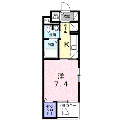 ミーティアー 401【管理NO：1-019434001-04010】 ★家具家電は申し込み後に搬入します★ ★2026年10月下旬入居可能★の物件写真1