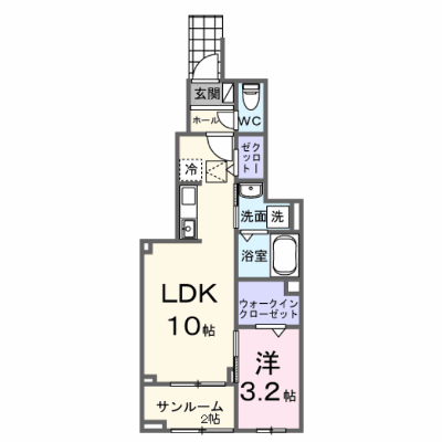 ネオ　デフィ 104【管理NO：1-028703501-01040】 ★家具家電は申し込み後に搬入します★ ★2026年12月上旬入居可能★の物件画像