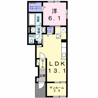 西八幡アパート 106【管理NO：1-027922301-01060】 ★家具家電は申し込み後に搬入します★ ★2027年02月上旬入居可能★の物件画像