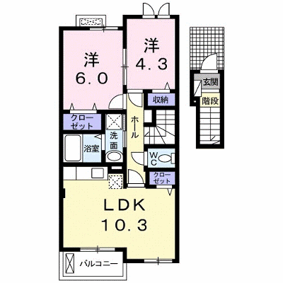 セフィオ 202【管理NO：1-023464701-02020】 ★家具家電は申し込み後に搬入します★ ★2026年10月中旬入居可能★の物件画像