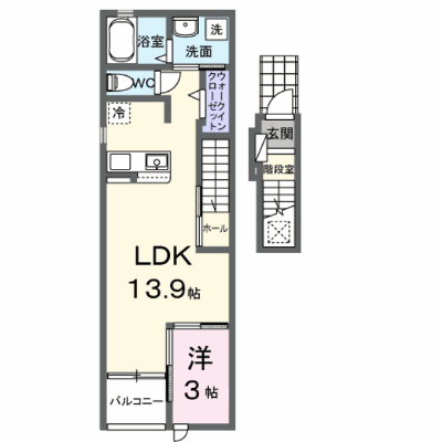 フォレストハイム 203【管理NO：1-028078101-02030】 ★家具家電は申し込み後に搬入します★ ★2026年10月中旬入居可能★の物件画像