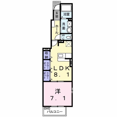 アルドール・Ｋ 101【管理NO：1-014912001-01010】 ★家具家電は申し込み後に搬入します★ ★2026年11月中旬入居可能★の物件画像