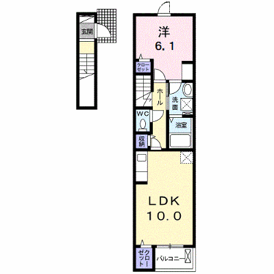 ブリッサ 202【管理NO：1-026906701-02020】 ★家具家電は申し込み後に搬入します★の物件画像