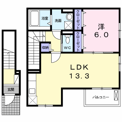 レイワ　峯澤 201【管理NO：1-024255301-02010】 ★家具家電は申し込み後に搬入します★ ★2026年10月中旬入居可能★の物件画像
