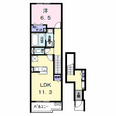 エスポワール　プランタン 205【管理NO：1-028733701-02040】 ★家具家電は申し込み後に搬入します★ ★2027年02月上旬入居可能★の物件画像