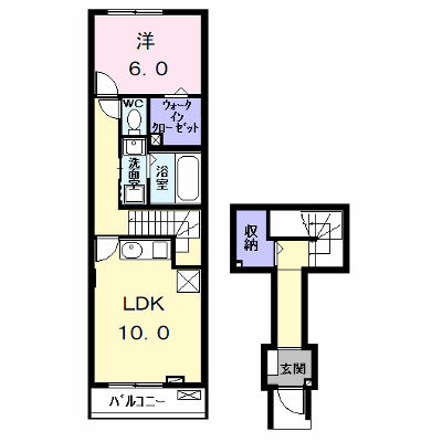 エスポワール　プランタン 202【管理NO：1-028733701-02020】 ★家具家電は申し込み後に搬入します★ ★2027年02月上旬入居可能★の物件画像