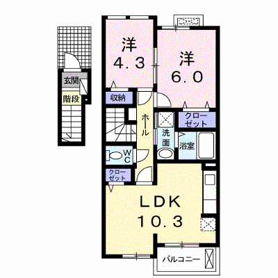 グレイス　ココ 202【管理NO：1-020886401-02020】 ★家具家電は申し込み後に搬入します★ ★2026年10月下旬入居可能★の物件画像