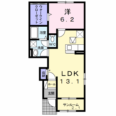 モデラート２３　Ａ 105【管理NO：1-026237901-01040】 ★家具家電は申し込み後に搬入します★ ★2026年11月中旬入居可能★の物件画像