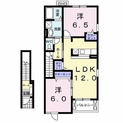 リバーサイド　リトルツリー 205【管理NO：1-014278501-02040】 ★家具家電は申し込み後に搬入します★ ★2026年11月下旬入居可能★の物件画像