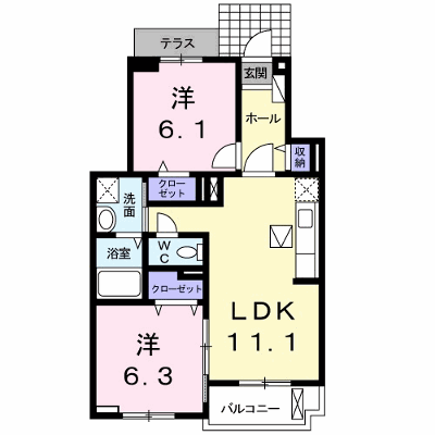 サン　フェリーチェ 103【管理NO：1-018166901-01030】 ★家具家電は申し込み後に搬入します★ ★2026年10月下旬入居可能★の物件画像