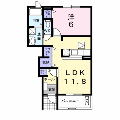 クレセントＳＡＴＯ 102【管理NO：1-016775501-01020】 ★家具家電は申し込み後に搬入します★ ★2026年11月中旬入居可能★の物件画像