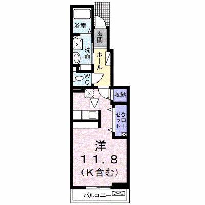 スクエア下之宮Ⅱ 103【管理NO：1-023217802-01030】 ★家具家電は申し込み後に搬入します★ ★2026年11月中旬入居可能★の物件画像