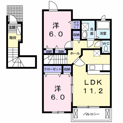アースフィールド　Ｈ－Ⅲ 201【管理NO：1-014227001-02010】 ★家具家電は申し込み後に搬入します★ ★2026年11月下旬入居可能★の物件画像