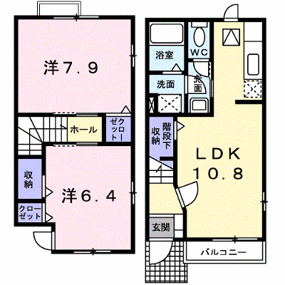 カーサ・デル・ソ－レ 102【管理NO：1-017807401-01020】 ★家具家電は申し込み後に搬入します★ ★2026年10月中旬入居可能★の物件画像