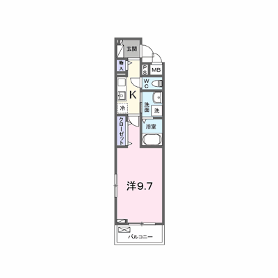 クレール・アイ 304【管理NO：1-028819901-03040】 ★家具家電は申し込み後に搬入します★ ★2027年04月上旬入居可能★の物件画像