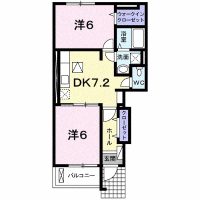 セプト・クルール 102【管理NO：1-017453501-01020】 ★家具家電は申し込み後に搬入します★ ★2026年11月上旬入居可能★の物件画像
