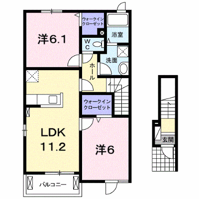セブンハイツ南Ⅱ 201【管理NO：1-019537702-02010】 ★家具家電は申し込み後に搬入します★ ★2026年10月下旬入居可能★の物件画像