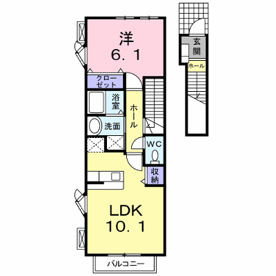 ハーベスト　スクエア壱番館 204【管理NO：1-014025501-02040】 ★家具家電は申し込み後に搬入します★ ★2026年10月中旬入居可能★の物件画像