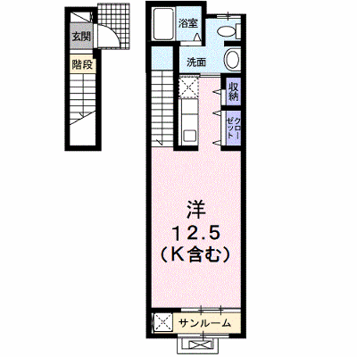 エスエス　メゾン　Ａ棟 206【管理NO：1-019594901-02050】 ★家具家電は申し込み後に搬入します★ ★2026年11月中旬入居可能★の物件画像