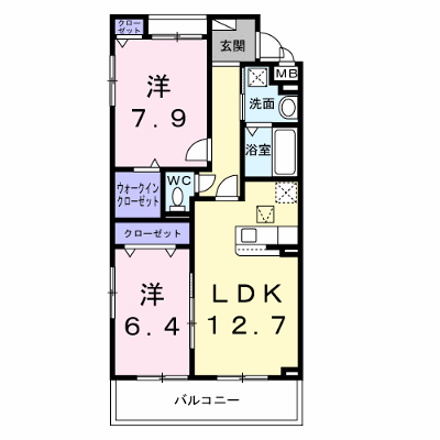 サンリットハーモニー 105【管理NO：1-028694601-01040】 ★家具家電は申し込み後に搬入します★ ★2026年11月下旬入居可能★の物件画像