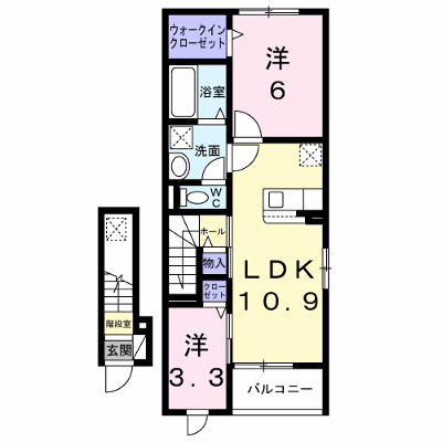 ラ・ヴィータ　カーサ 206【管理NO：1-028896301-02060】 ★家具家電は申し込み後に搬入します★ ★2027年03月下旬入居可能★の物件画像