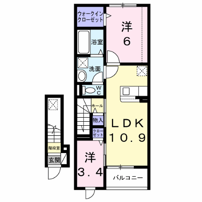 ラ・ヴィータ　カーサ 203【管理NO：1-028896301-02030】 ★家具家電は申し込み後に搬入します★ ★2027年03月下旬入居可能★の物件画像