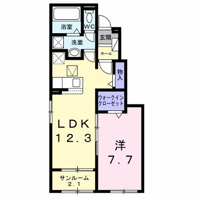 ペール 103【管理NO：1-028838401-01030】 ★家具家電は申し込み後に搬入します★ ★2027年01月下旬入居可能★の物件画像