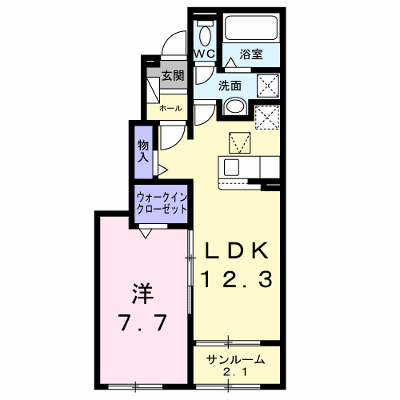 ペール 102【管理NO：1-028838401-01020】 ★家具家電は申し込み後に搬入します★ ★2027年01月下旬入居可能★の物件画像