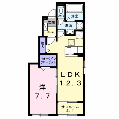ペール 101【管理NO：1-028838401-01010】 ★家具家電は申し込み後に搬入します★ ★2027年01月下旬入居可能★の物件画像
