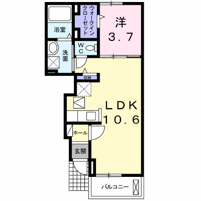 スターライズ可部南 104【管理NO：1-021743501-01040】 ★家具家電は申し込み後に搬入します★ ★2026年11月中旬入居可能★の物件画像