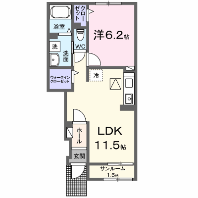 レジデンスｎｏａ 103【管理NO：1-027256701-01030】 ★家具家電は申し込み後に搬入します★の物件画像