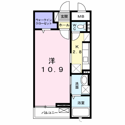 フォレスタ　あけぼの 201【管理NO：1-016450301-02010】 ★家具家電は申し込み後に搬入します★ ★2026年11月中旬入居可能★の物件画像
