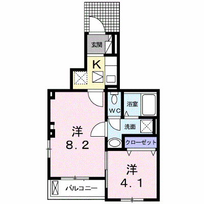 ブライトスクエアＫ　Ⅰ 104【管理NO：1-024739301-01040】 ★家具家電は申し込み後に搬入します★ ★2026年10月中旬入居可能★の物件画像