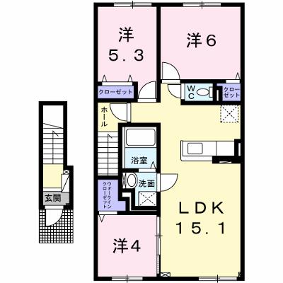 ｃｉｅｌｏ　Ⅱ 203【管理NO：1-024925001-02030】 ★家具家電は申し込み後に搬入します★ ★2026年12月上旬入居可能★の物件画像