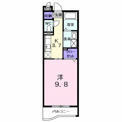 プリマヴェーラ　エルモッサ 201【管理NO：1-018082401-02010】 ★家具家電は申し込み後に搬入します★ ★2026年10月中旬入居可能★の物件画像