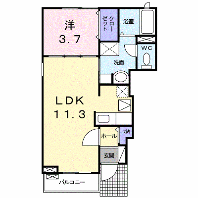ＲＡＦＦＩＮＡＴＯ 101【管理NO：1-017230001-01010】 ★家具家電は申し込み後に搬入します★ ★2026年12月中旬入居可能★の物件画像