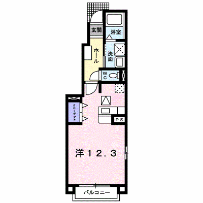 フランメゾン１ 101【管理NO：1-013104301-01010】 ★家具家電は申し込み後に搬入します★ ★2026年11月中旬入居可能★の物件画像