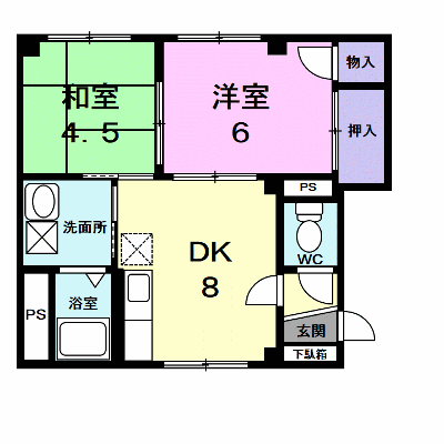 カイザー松森 201【管理NO：1-005433701-02010】 ★家具家電は申し込み後に搬入します★ ★2026年12月中旬入居可能★の物件画像