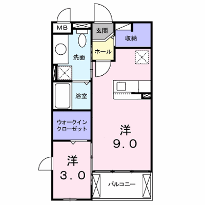 サンハウス志家 305【管理NO：1-015532601-03050】 ★家具家電は申し込み後に搬入します★ ★2026年11月上旬入居可能★の物件画像