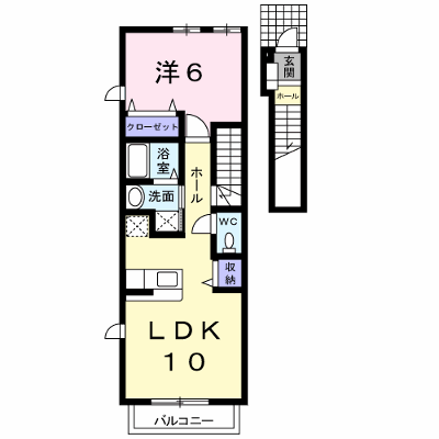ラスタープレイス 204【管理NO：1-014213501-02040】 ★家具家電は申し込み後に搬入します★ ★2026年11月中旬入居可能★の物件画像