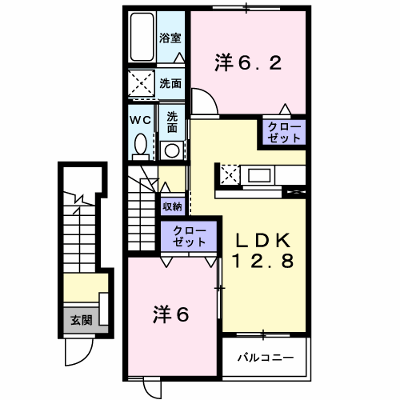 エクセレントヴィラ　Ⅲ 202【管理NO：1-013803201-02020】 ★家具家電は申し込み後に搬入します★ ★2026年11月中旬入居可能★の物件画像