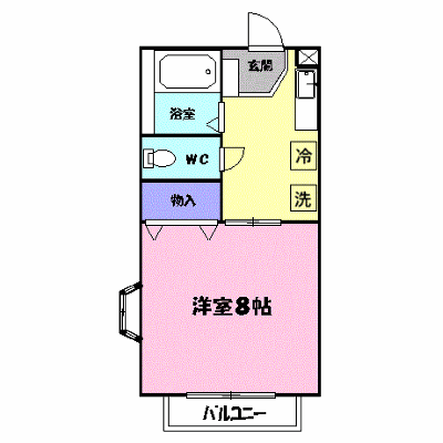 エリール千野根 103【管理NO：1-005227701-01030】 ★家具家電は申し込み後に搬入します★ ★2026年12月上旬入居可能★の物件画像