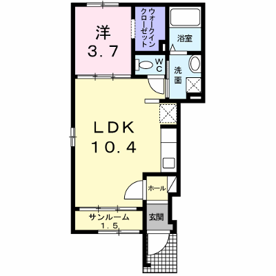 グランツ 101【管理NO：1-018921201-01010】 ★家具家電は申し込み後に搬入します★ ★2026年11月上旬入居可能★の物件画像