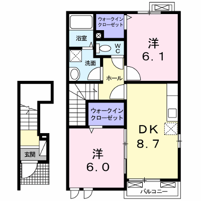 クラール・アイ 206【管理NO：1-017204701-02060】 ★家具家電は申し込み後に搬入します★ ★2026年11月中旬入居可能★の物件画像