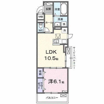 オラクル・ベリー 101【管理NO：1-027687201-01010】 ★家具家電は申し込み後に搬入します★の物件画像
