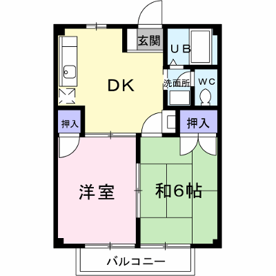 ニューシティ向山 102【管理NO：1-003750201-01020】 ★家具家電は申し込み後に搬入します★ ★2026年11月中旬入居可能★の物件画像